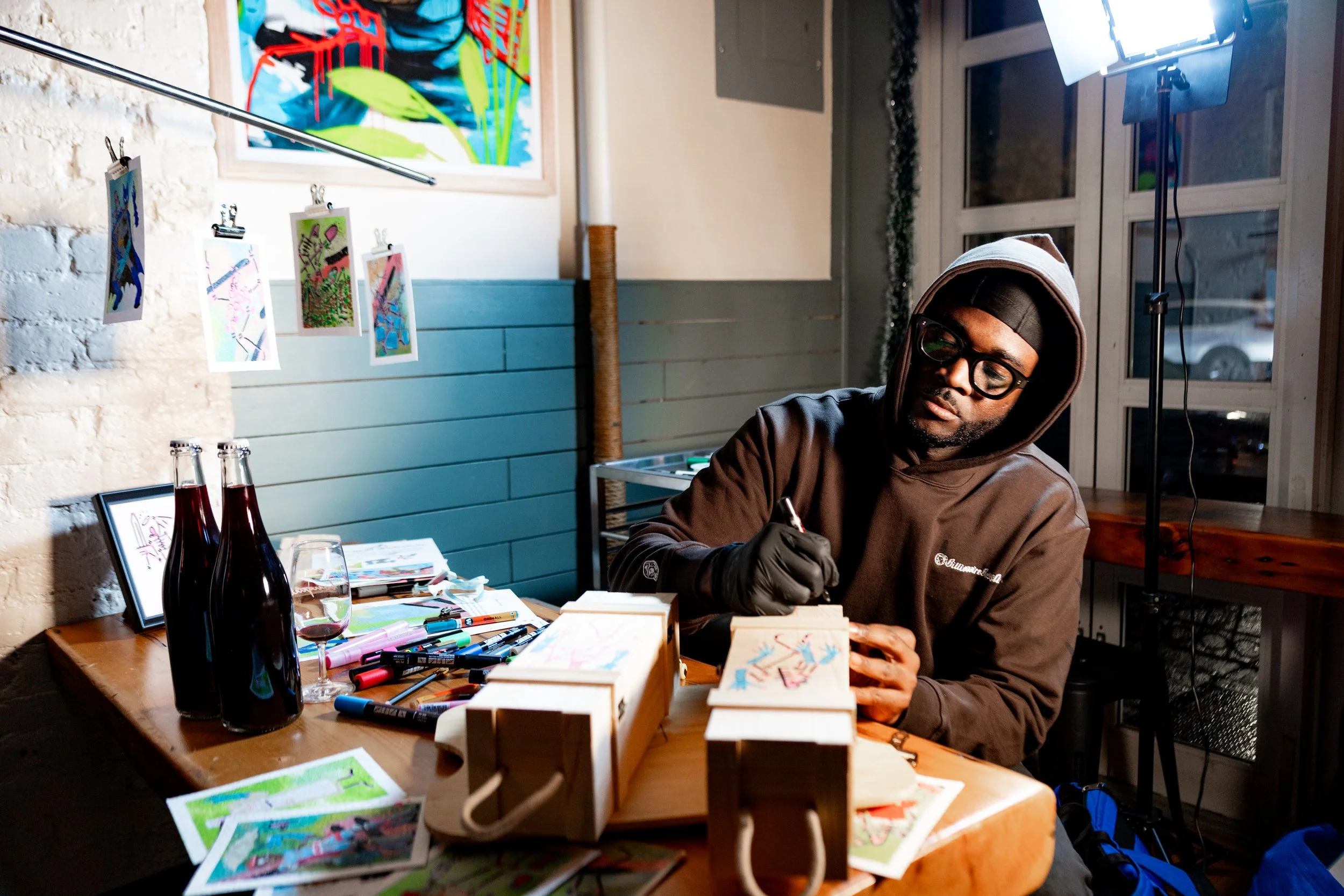 Gianni Lee Studio Presents, The Satirical 300 at Bouquet Wine Bar
