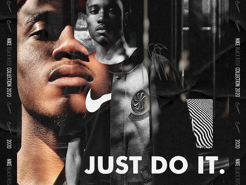nike just do it fond rose