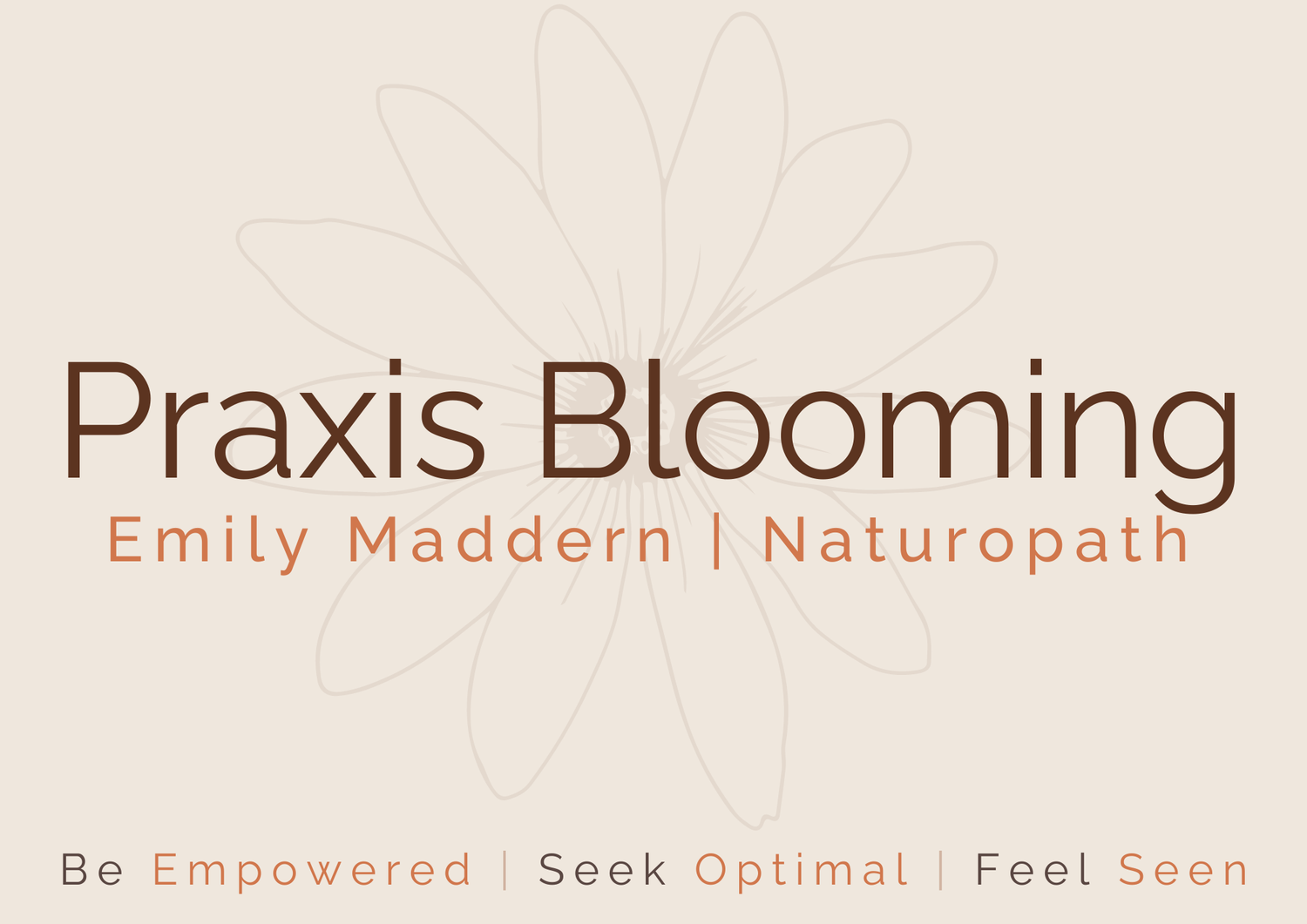 Praxis Blooming / Emily Maddern Naturopath