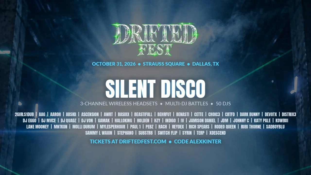 Drifted Fest 2026 Silent Disco: All 50 DJs on the 3-Channel Stage