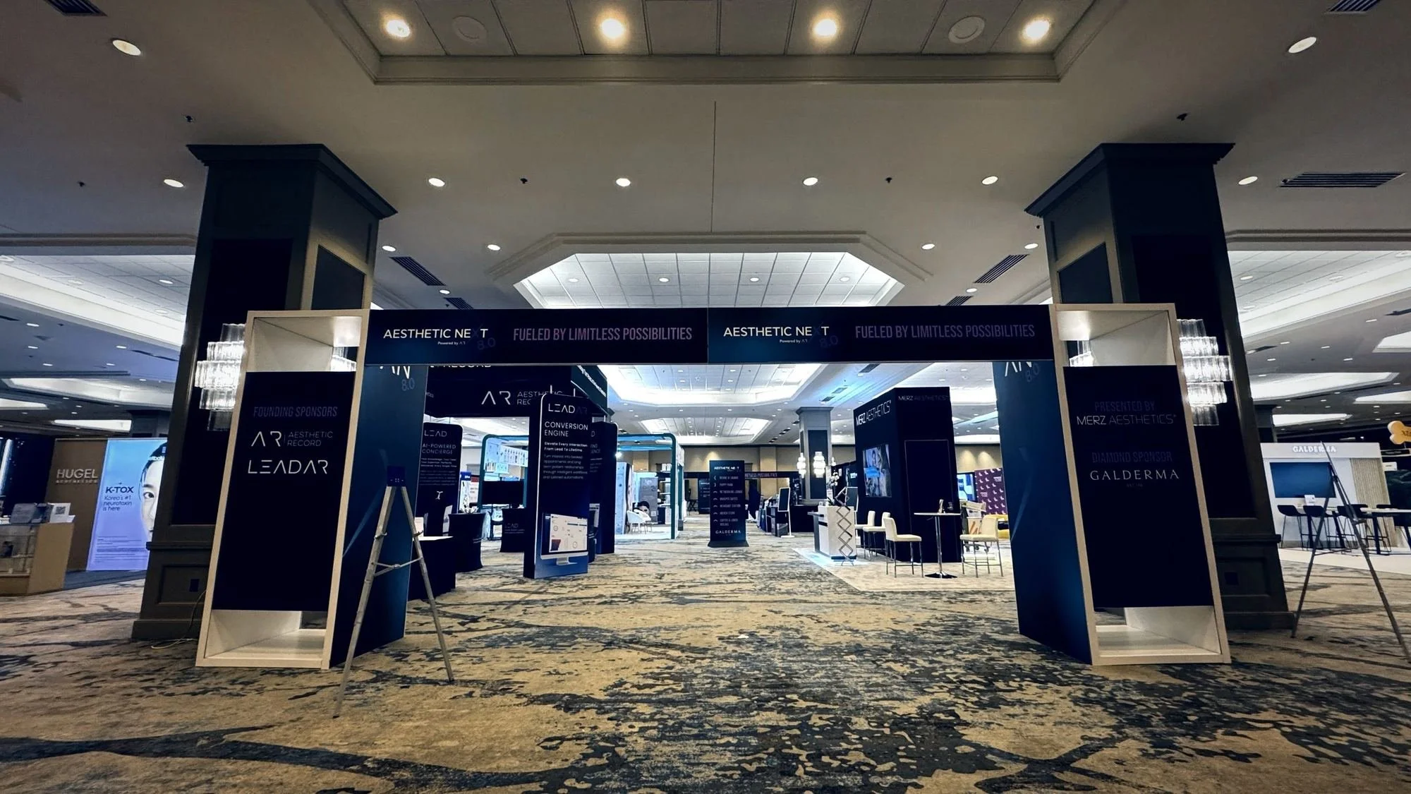 Conference expo floor in Dallas covered by videographer Alex Kinter
