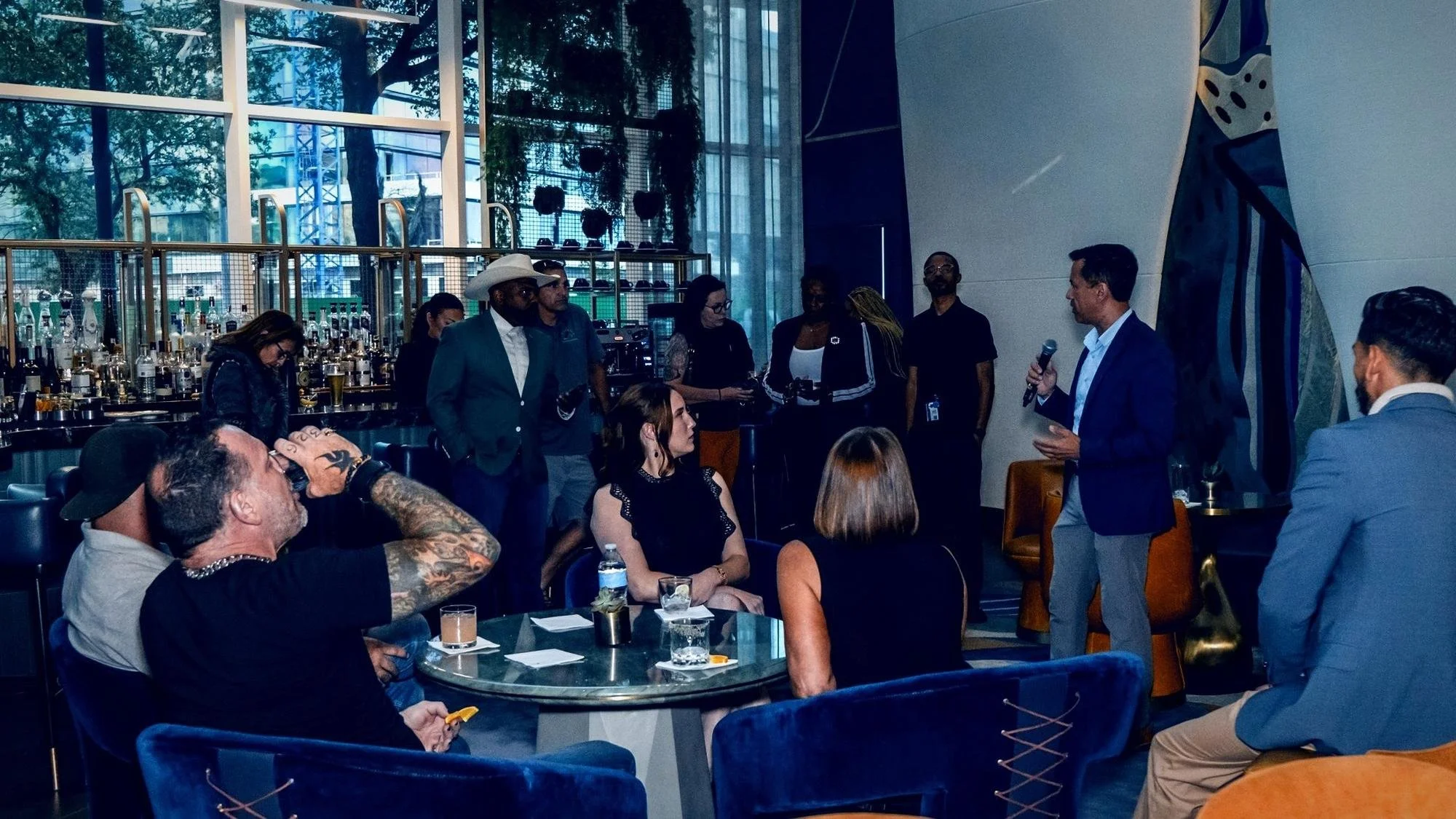 Dallas event videographer Alex Kinter covering a hospitality brand gathering