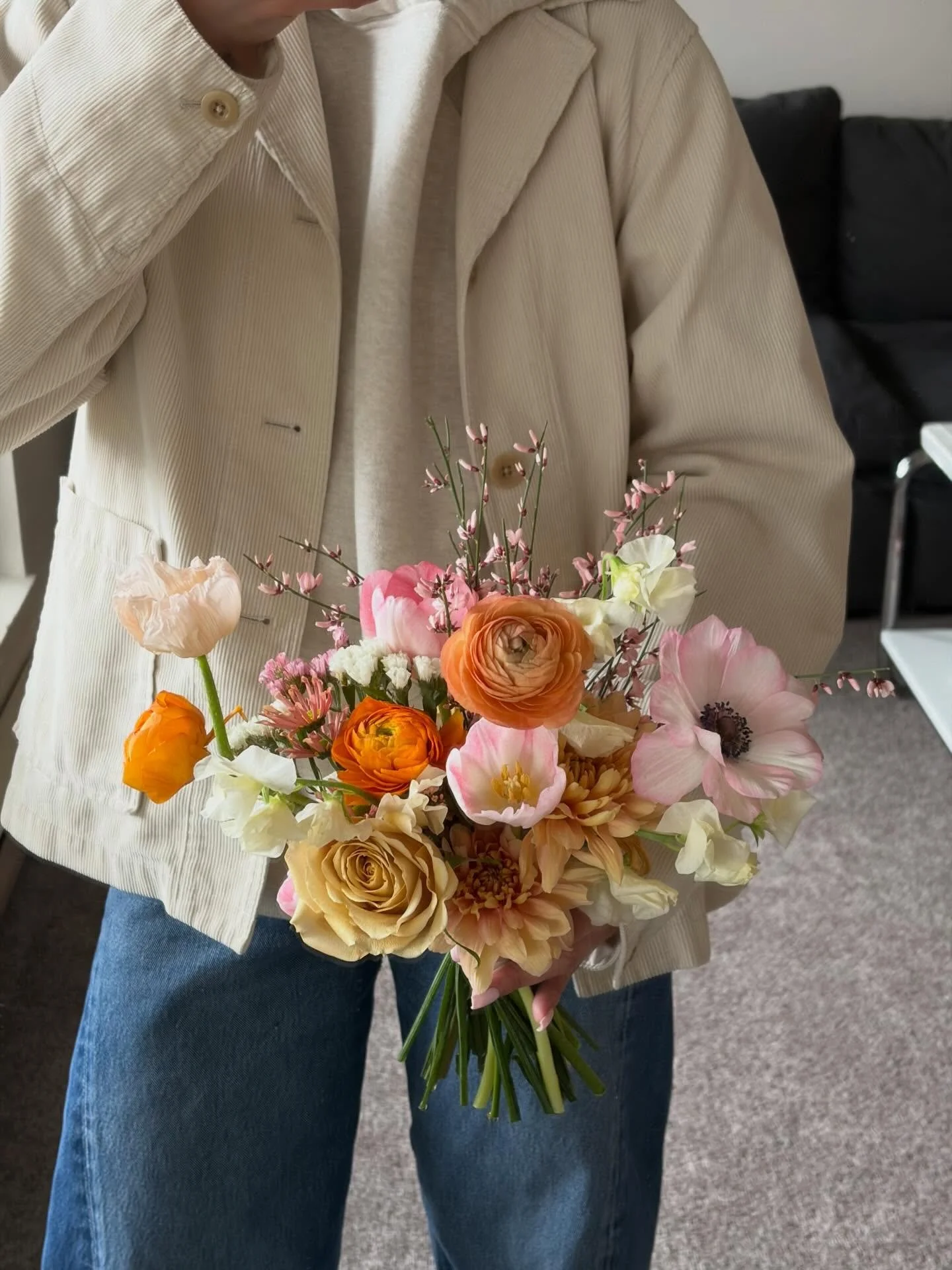 flowers for a little white church wedding 🧡