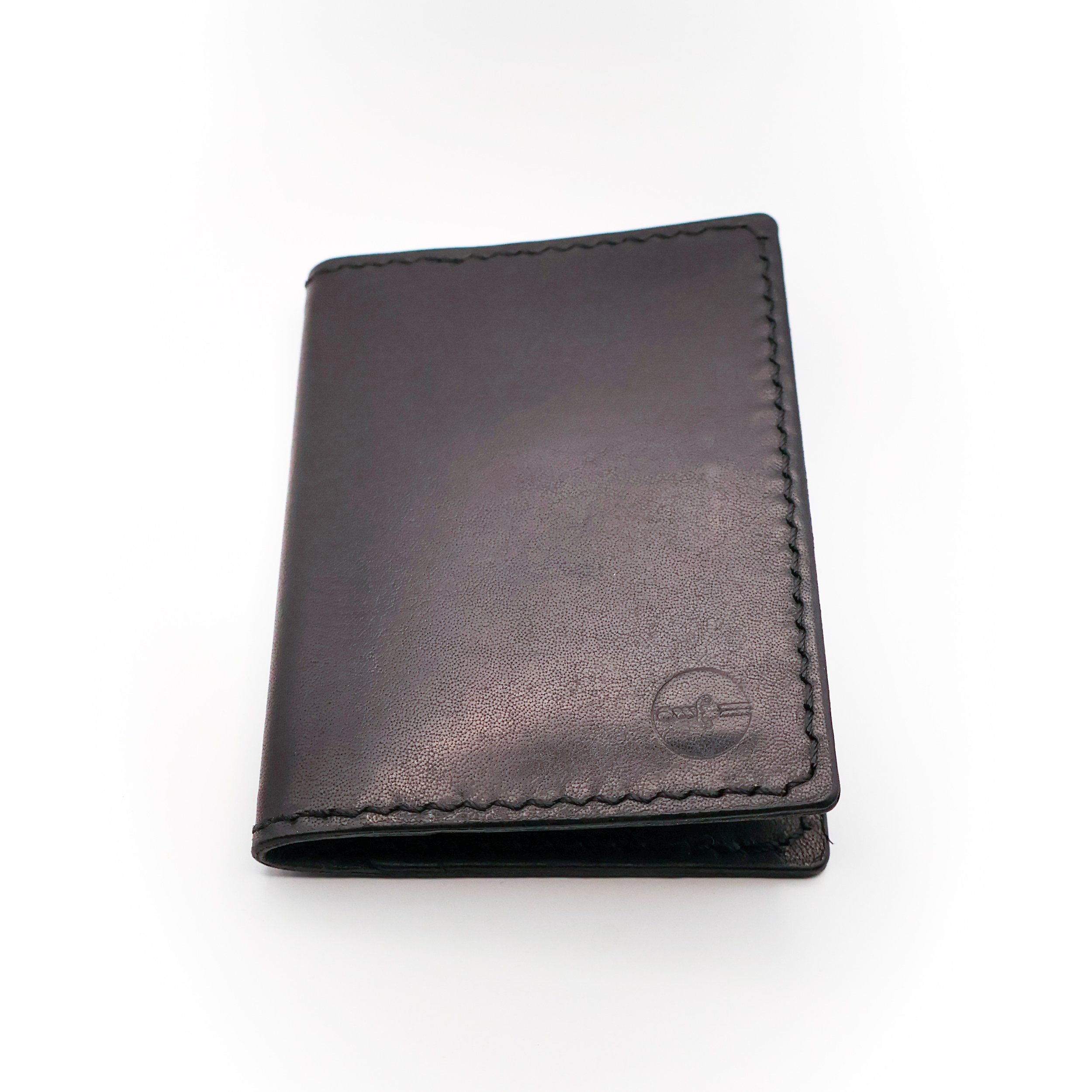 Slim Bi-Fold Card Wallet - Black