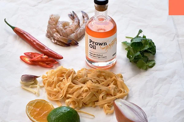 Chilli prawn pasta