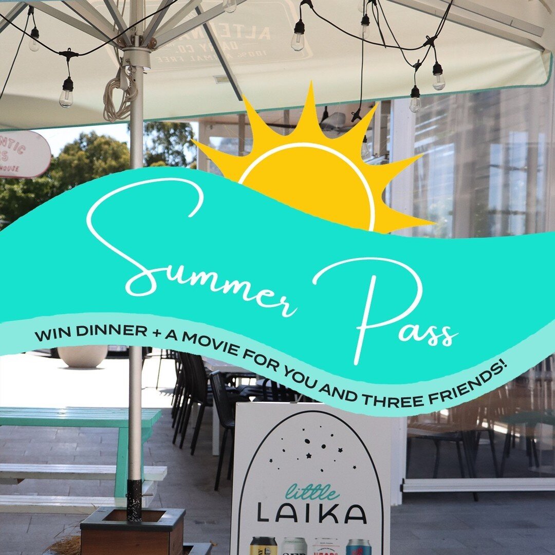 Enter to win our Summer Pass Giveaway 💙☀️

You could win an evening of dinner + a movie for you and three friends!

Simply tag your three closest friends that you'd bring along in the comments below to enter. For a bonus two entries, share this post