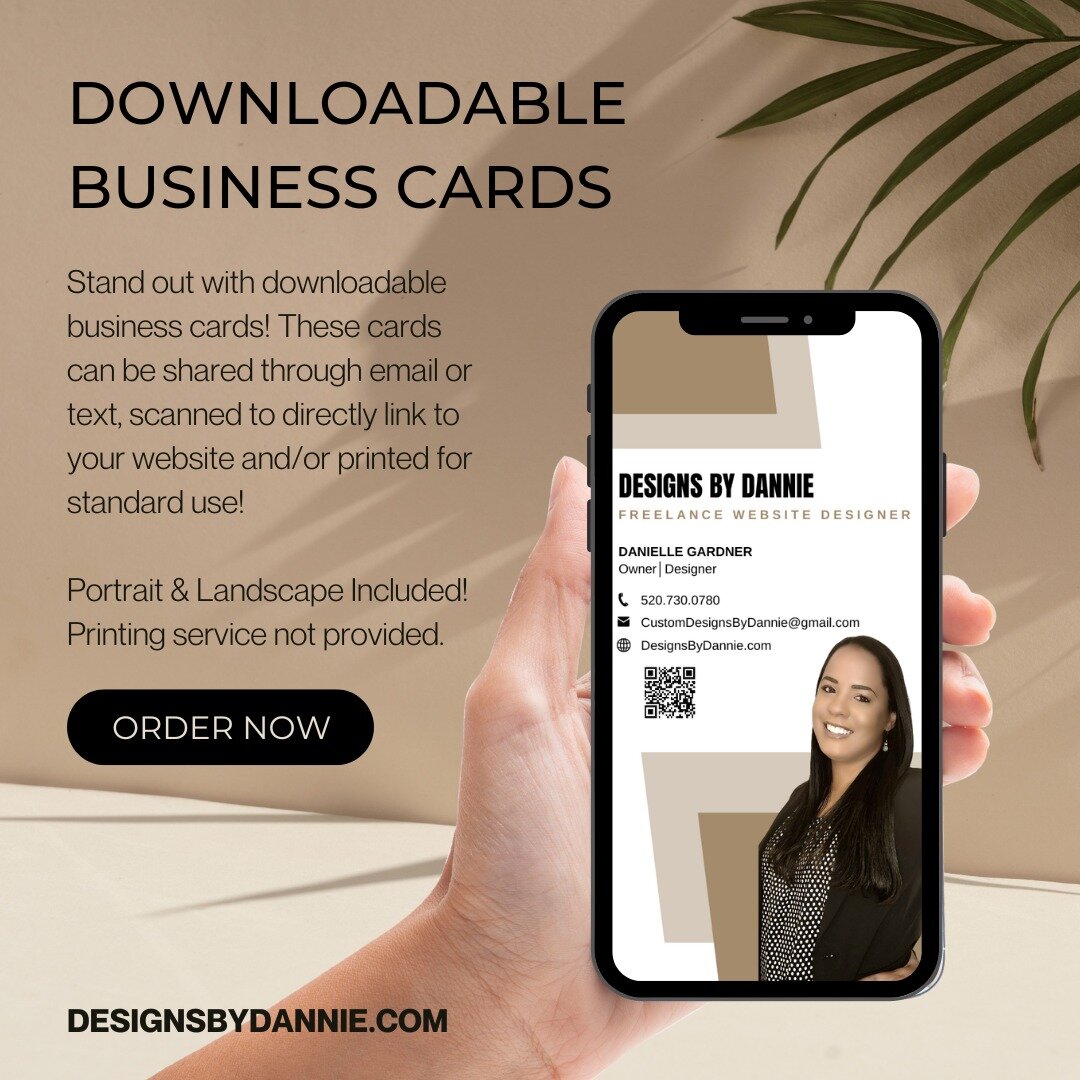 Stand out with custom designed Downloadable Business Cards! Portrait &amp; Landscape orientations included. Printing service not provided. Contact me for details and pricing! 

DESIGNSBYDANNIE.COM
.
.
.
#businesscards #custombusinesscards #marketingc
