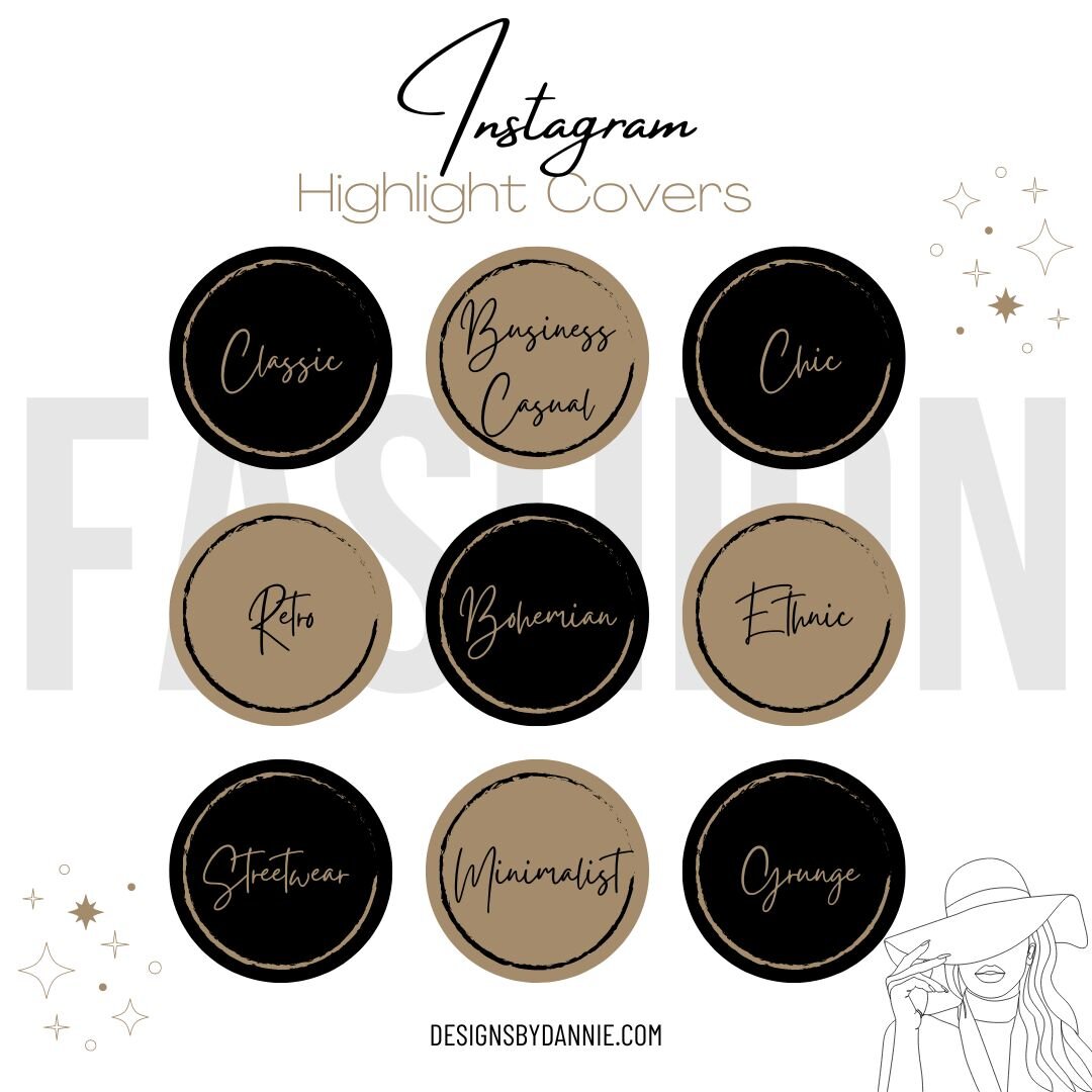 Instagram Highlight Covers custom designed for fellow fashion lovers! Contact me or visit my website for details and pricing.

DESIGNSBYDANNIE.COM
.
.
.
#instagramhighlights #instagramhighlightcovers #fashion #fashionlover #fashionista #smallbiz #sma