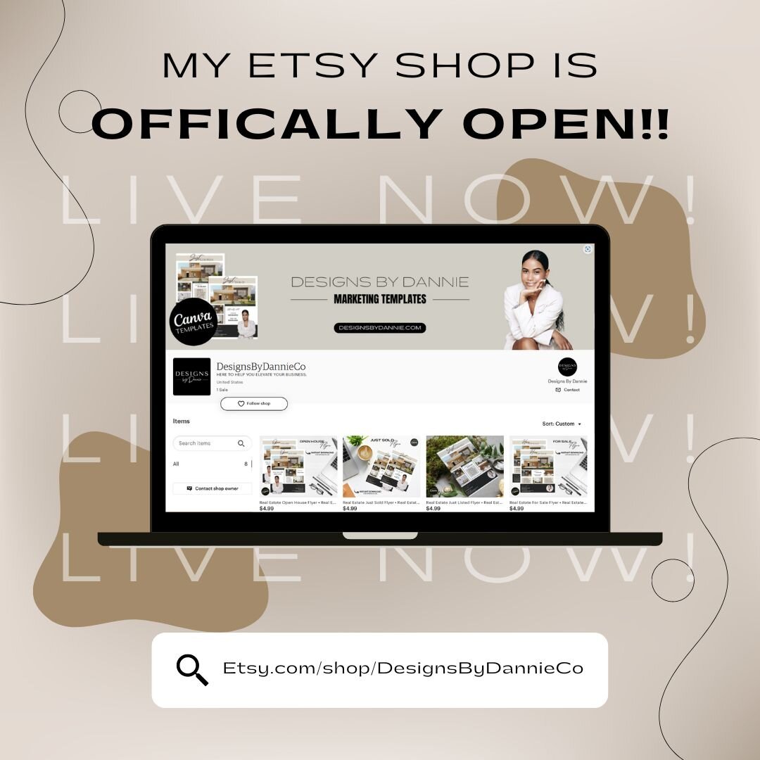 My Etsy shop is officially open! I'll be adding more downloadable templates frequently so follow my shop for discounts &amp; new product notifications! 

Custom content is also available. Contact me for details and pricing!
.
.
.
#graphicdesigner #ma