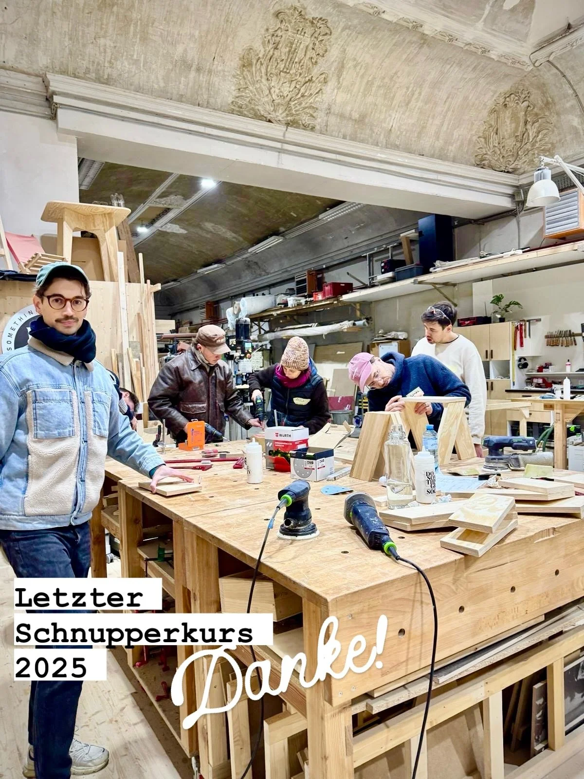 DANKE ihr Werktatt-Schnupperer!!
Unser Schnupperkurs war 2025 einer der beliebtesten Kurse bei uns. 

Die neuen Termine 2026 sind bereits online -> dosomethinggreat.work/schnupperkurs oder Link in Bio.

Wir freuen uns auf Euch!

#schnupperkurs #do