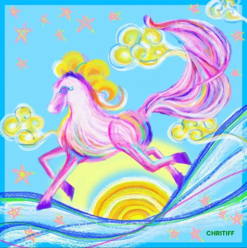 [Limited Edition] Horse of Success Silk Scarf