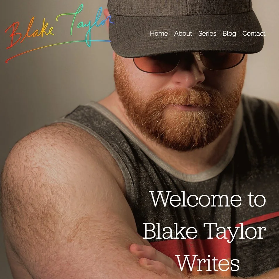 Wanna get to know me a little better? My new author website is up! blaketaylorwrites.com Does anyone blog anymore? 😋 I&rsquo;m gonna do it anyway! 🌈 #instagay #gayauthor #gayauthorsofinstagram #webdesign #amwriting #amwritingmmromance #gayromance #