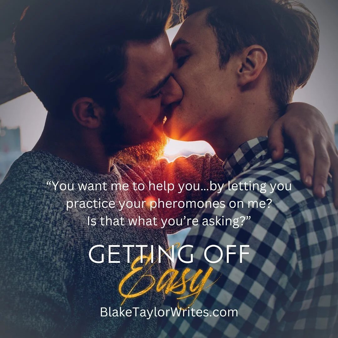 Getting Off Easy by Blake Taylor.
Read for free in Kindle Unlimited!

#mmromance #mmromancebooks #gayromance #gayromanceshortstory #gayauthor #instagay #gaycubsandscruff #kindleunlimited #kindleunlimitedromance #lgbt #gayboys #amwritinggayrance #amwr