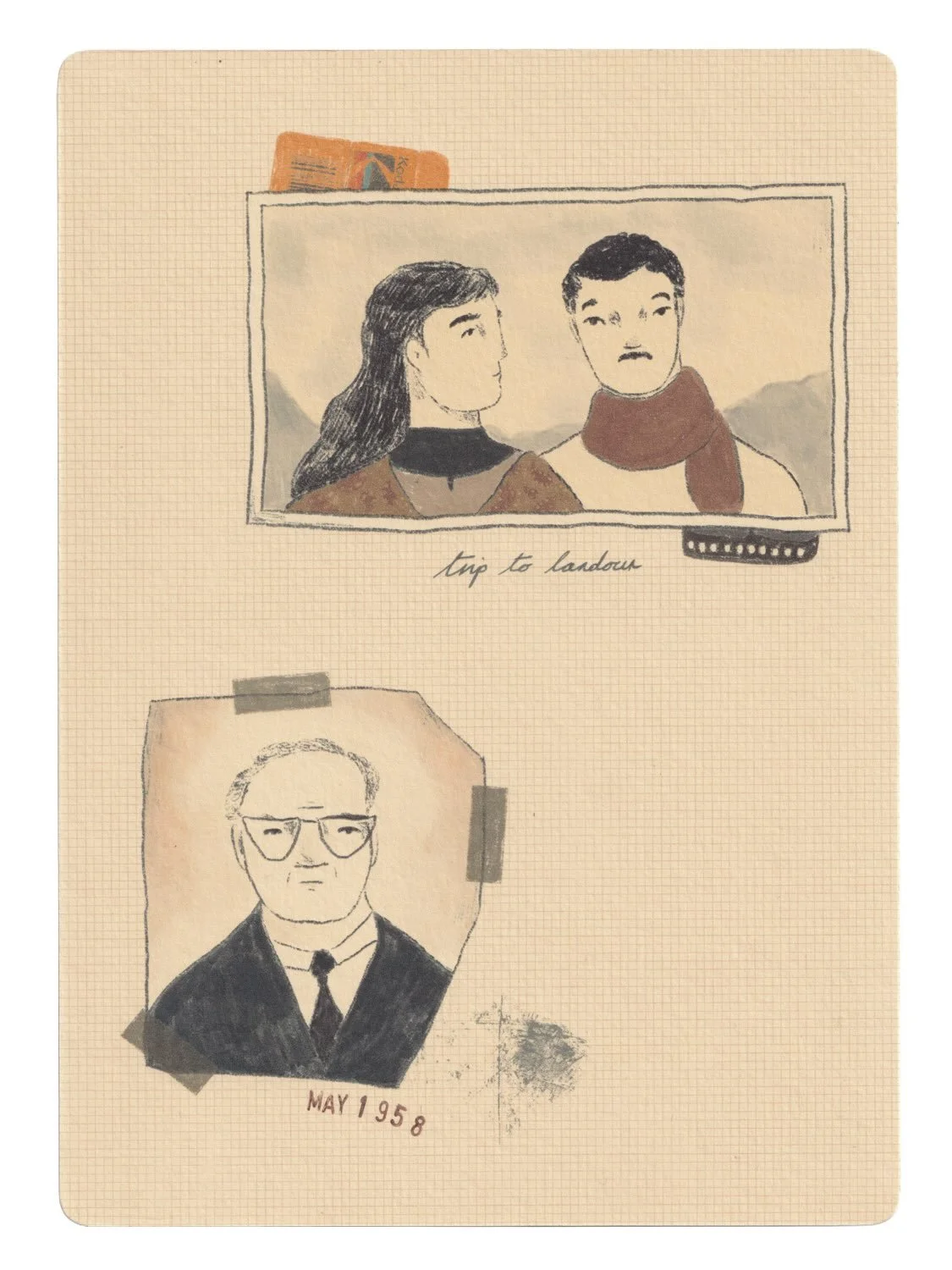 pages from a family photo album