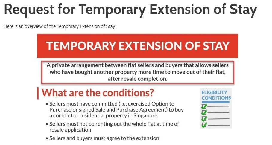 🏢Selling Your HDB? Here’s What You Need to Know About the Temporary Extension of Stay!