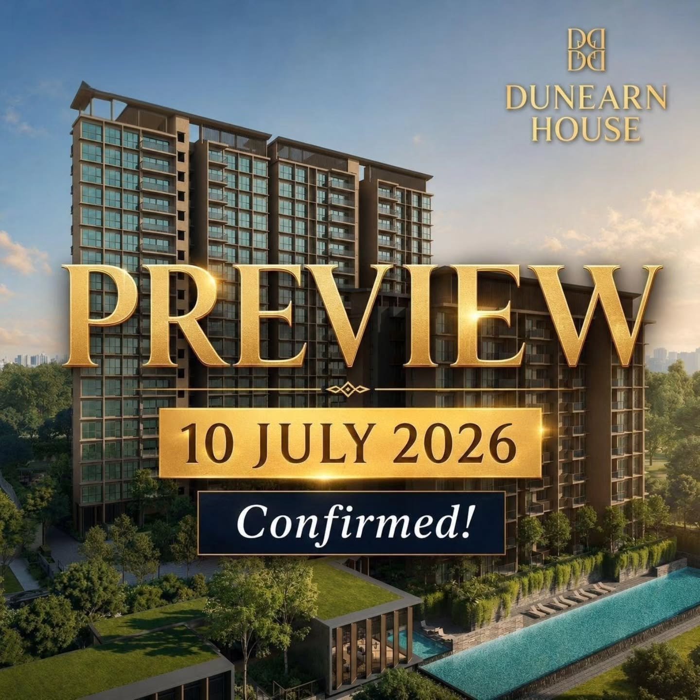 *🍃 DUNEARN HOUSE | First-Mover Advantage in Bukit Timah&rsquo;s Next Growth Story*

*Official Dates*
&bull; Preview from Friday, 10 July 
&bull; Launch on Saturday, 25 July

✓ Prime District 11 Bukit Timah
✓ 4 mins walk to Sixth Ave MRT
✓ Elevated a