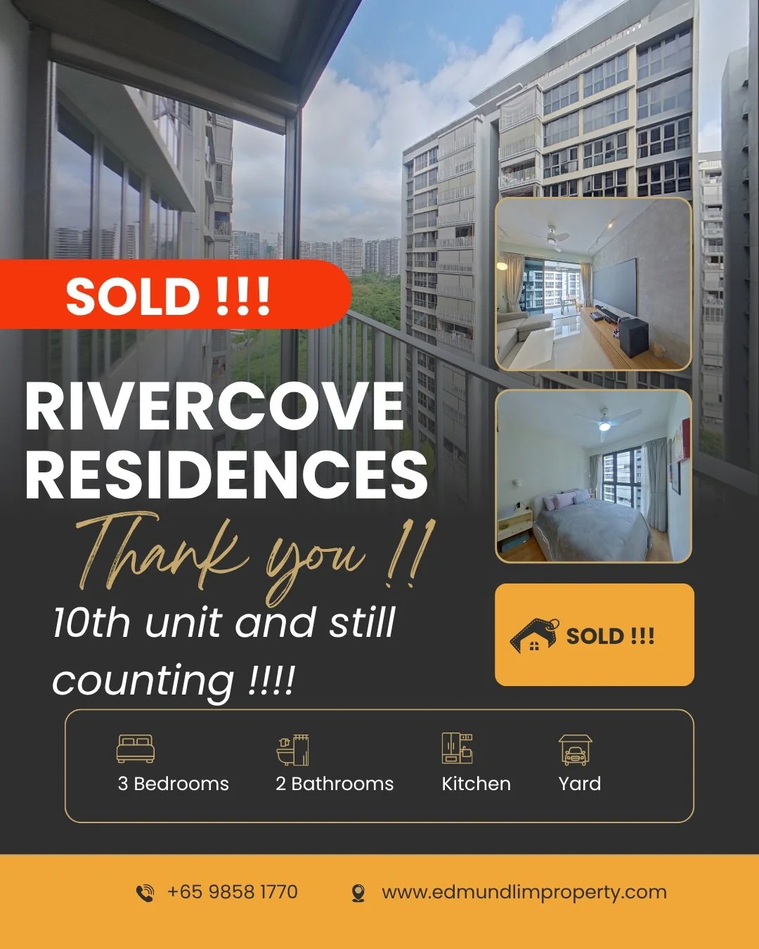 𝟭𝟬𝘁𝗵 𝗨𝗻𝗶𝘁 𝗧𝗿𝗮𝗻𝘀𝗮𝗰𝘁𝗲𝗱 𝗮𝘁 𝗥𝗶𝘃𝗲𝗿𝗰𝗼𝘃𝗲 𝗥𝗲𝘀𝗶𝗱𝗲𝗻𝗰𝗲𝘀! 🔑🏡

There&rsquo;s no better feeling than serving the community right where I live. Reaching this double-digit milestone in my own backyard means the absolute world