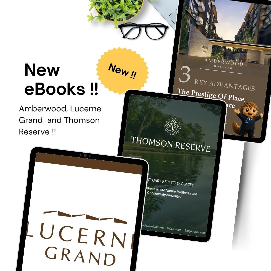 I have recently put together short ebooks on [𝗔𝗺𝗯𝗲𝗿𝘄𝗼𝗼𝗱 / 𝗟𝘂𝗰𝗲𝗿𝗻𝗲 𝗚𝗿𝗮𝗻𝗱 / 𝗧𝗵𝗼𝗺𝘀𝗼𝗻 𝗥𝗲𝘀𝗲𝗿𝘃𝗲] covering the key advantages and how I look at safe entry for a New Launch. 

DM me if you are keen.