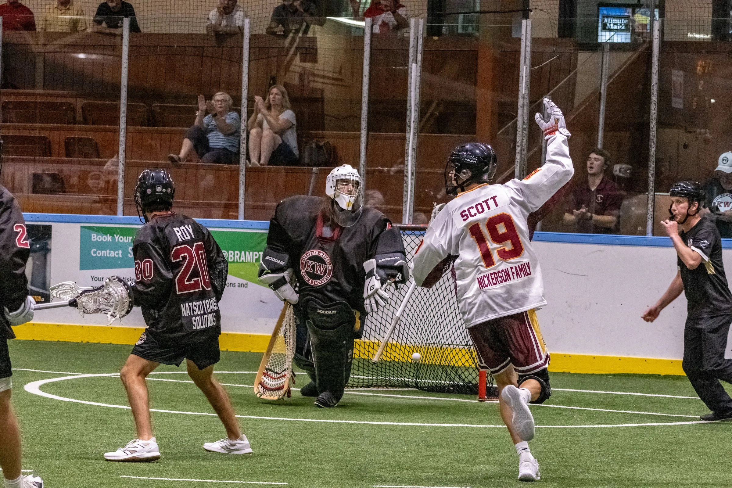 ERICH ACTON THE OT HERO AS BRAMPTON SNEAK PAST KITCHENER-WATERLOO