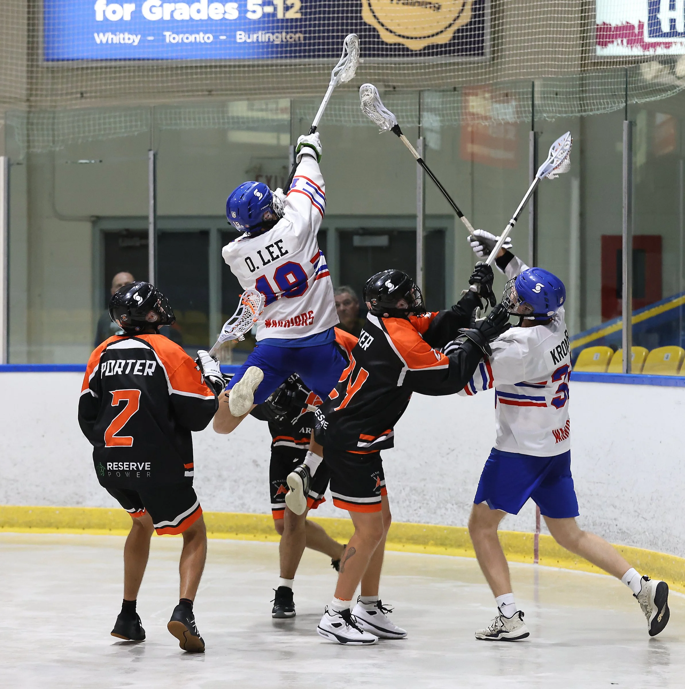 GOALS-A-PLENTY IN SHOOTOUT BETWEEN WHITBY WARRIORS AND SIX NATIONS ARROWS