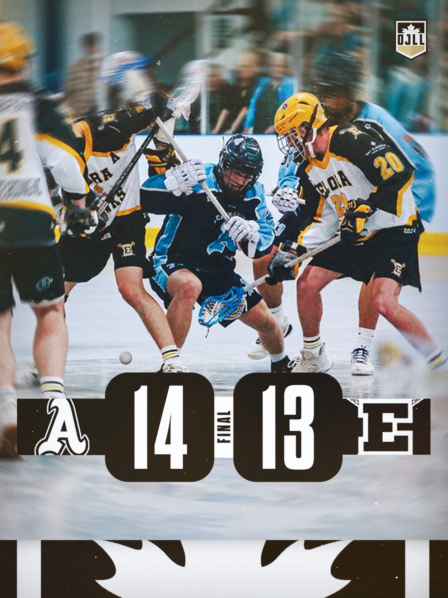 It&rsquo;s a road win for @athleticsjra to open the year, as they come out on top of a shootout in Elora