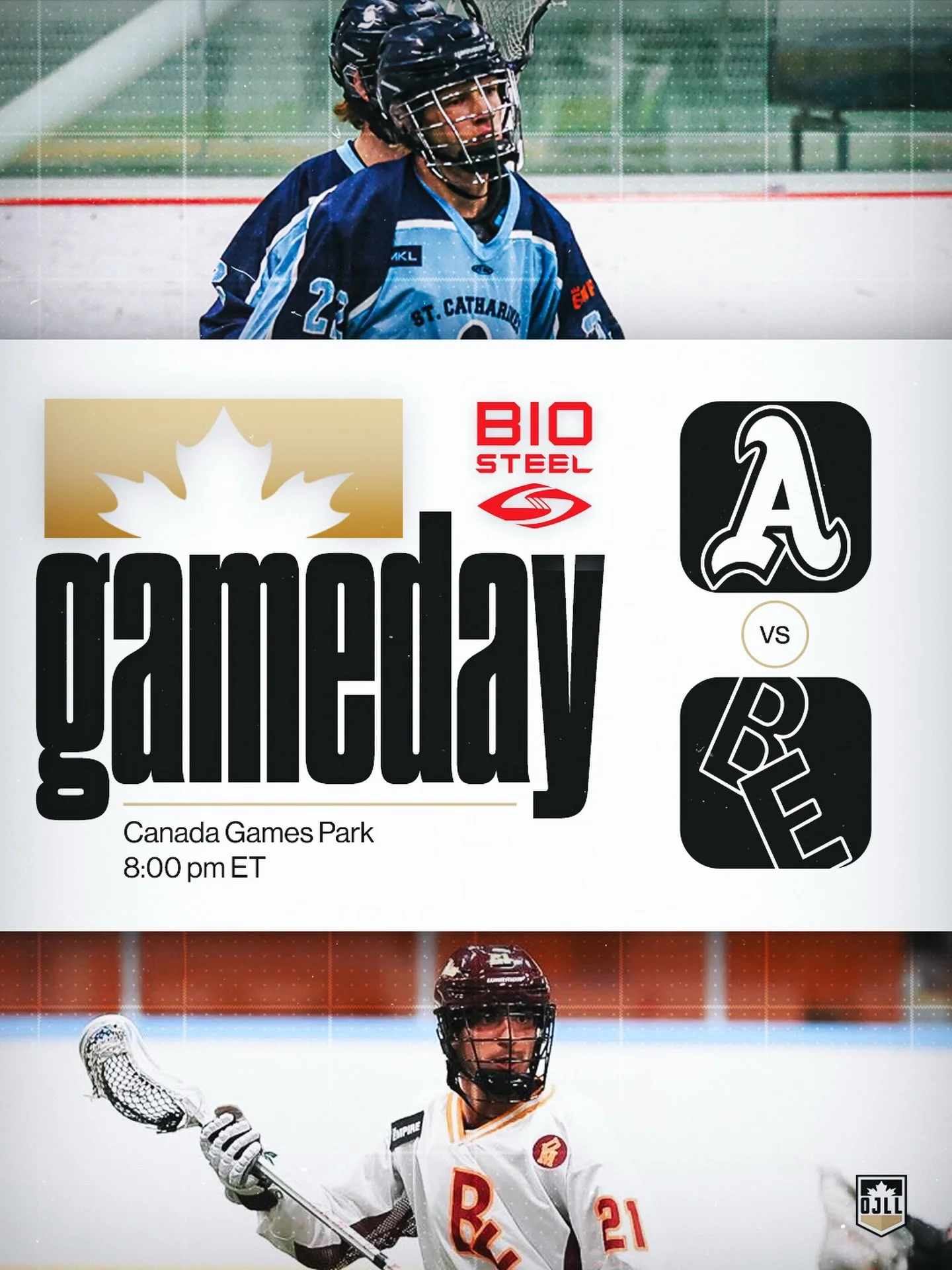 @athleticsjra and @bramptonjraexcelsiors meet up tonight in St. Catharines for an inter-divisional showdown

📍 Canada Games Park
🕗 8:00 pm