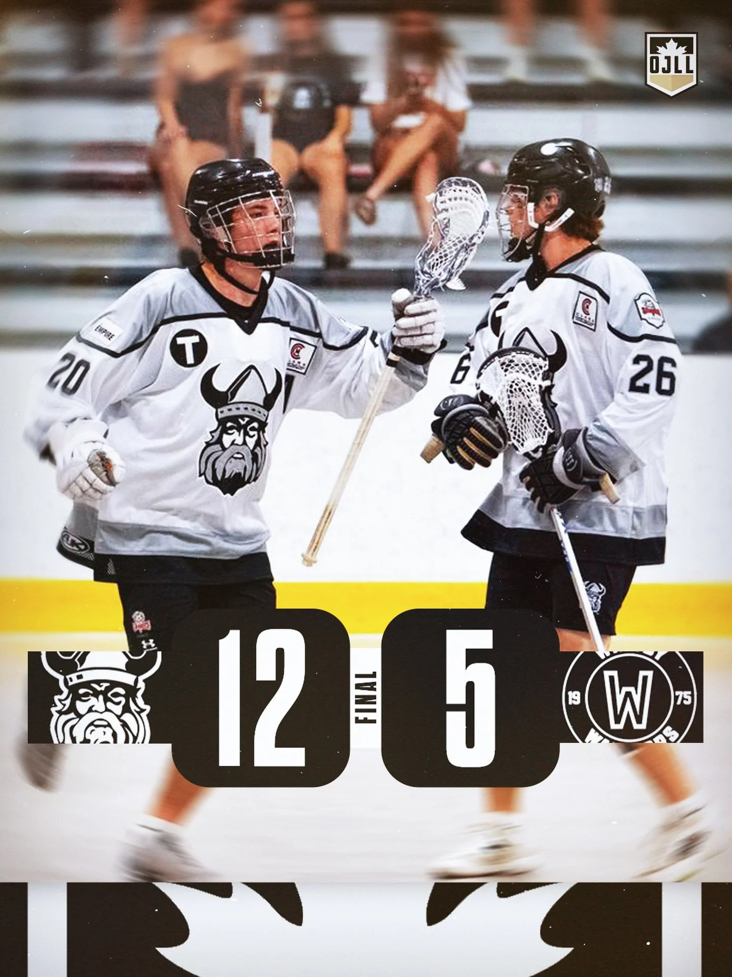 The @jranorthmen defend home floor, beating Whitby tonight 🤘