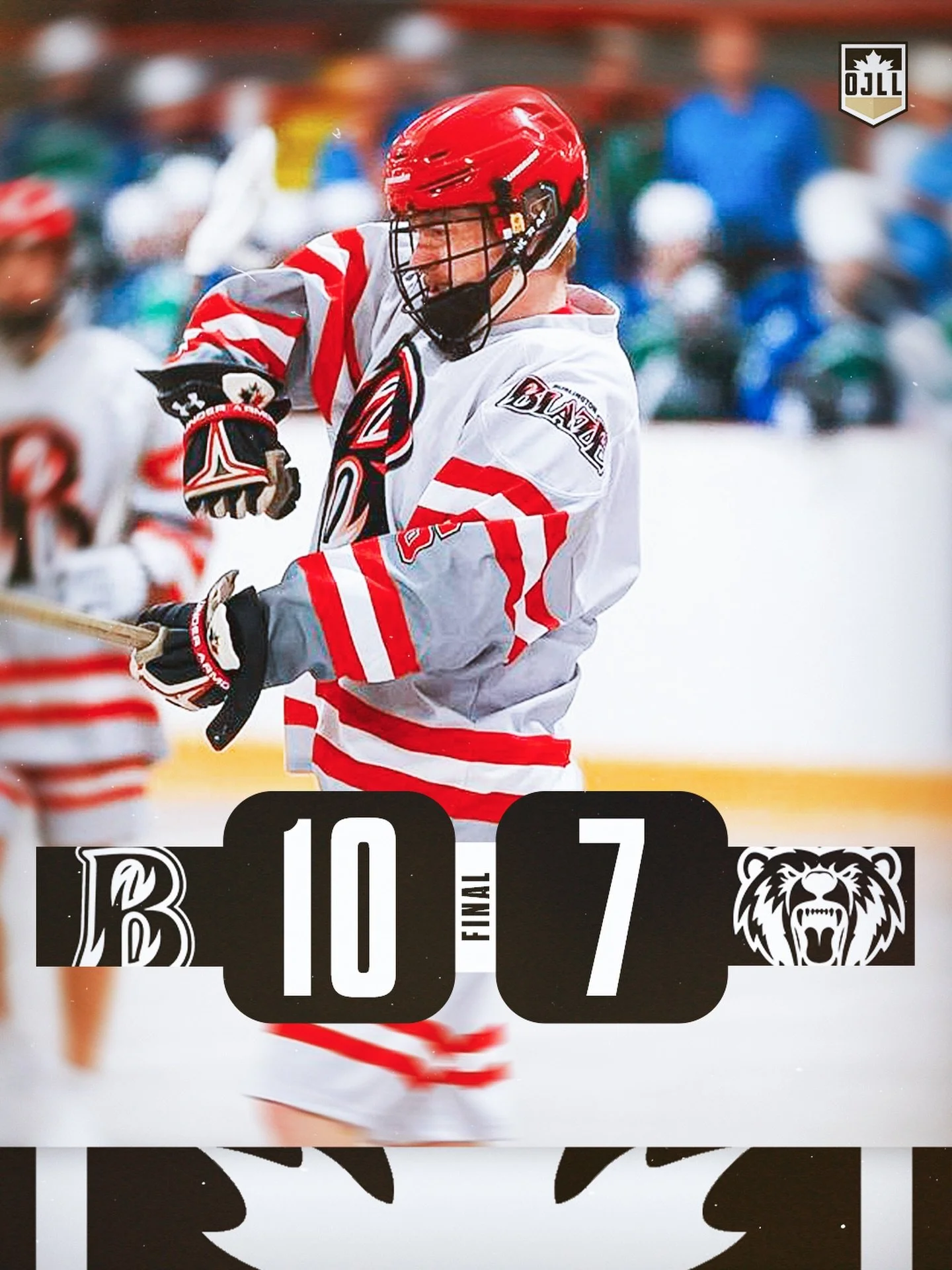 @burlingtonjralax plays spoiler in Kitchener&rsquo;s home opener, coming out with the victory at Kinsmen 🔥