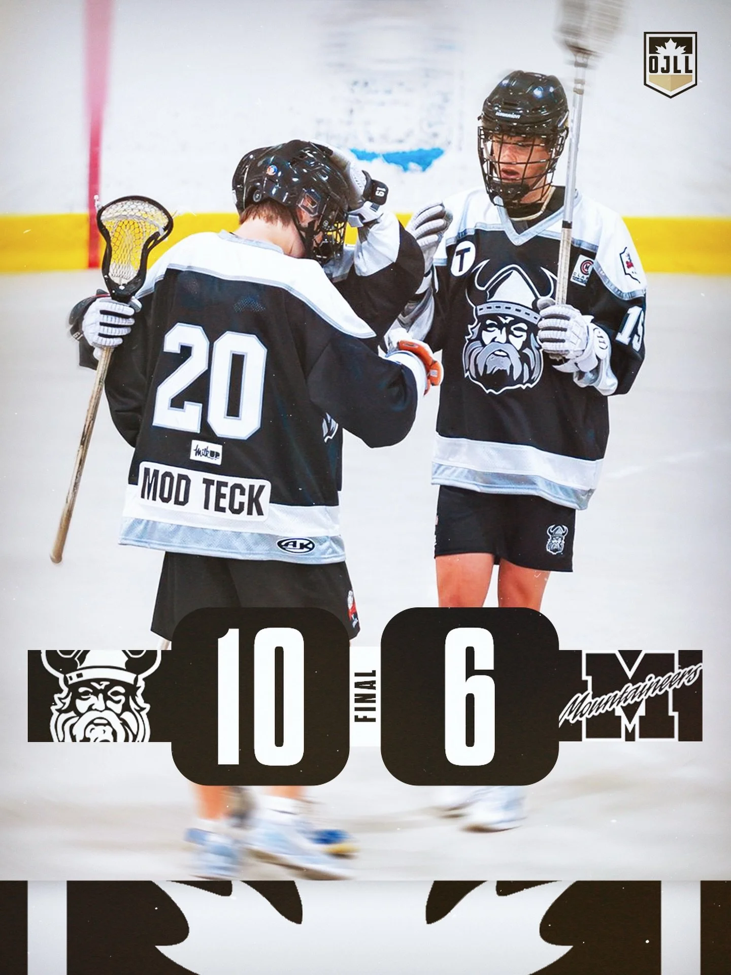 It&rsquo;s a double-up on the doubleheader for the @jranorthmen as they win tonight in Mimico🤘🏻