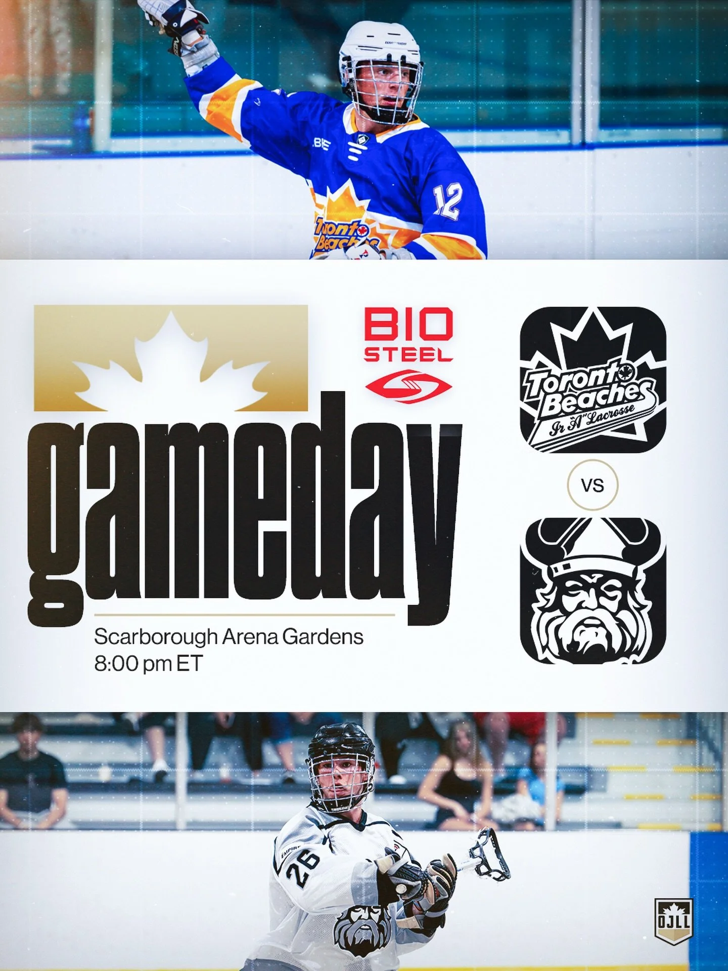 @jranorthmen look to keep things rolling in Toronto tonight, while @beachesjra look for their first win of the summer

📍 Scarborough Arena Gardens
🕗 8:00 pm