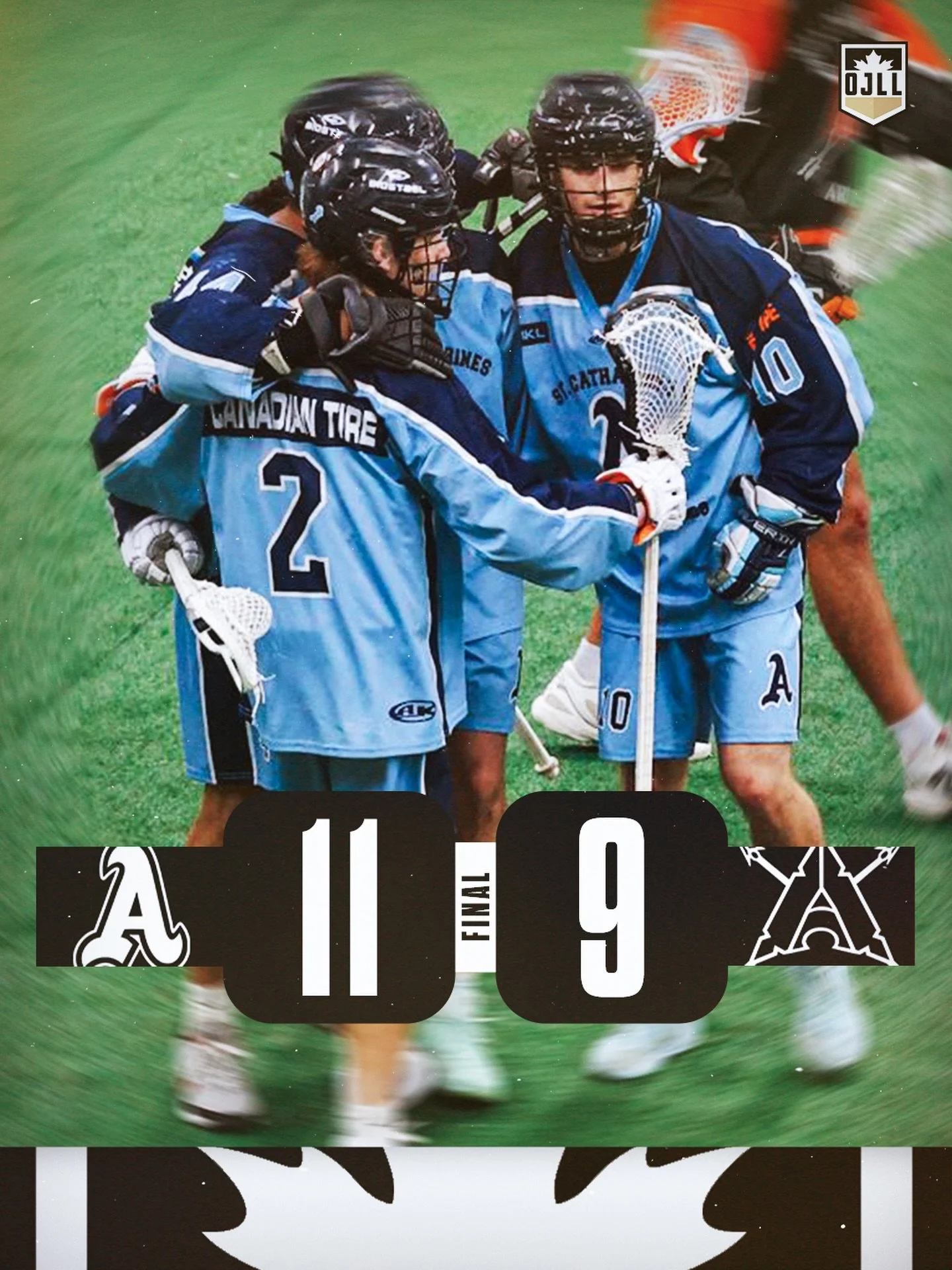 @athleticsjra moves to 5-1 on the year with a victory over Six Nations tonight 🔵