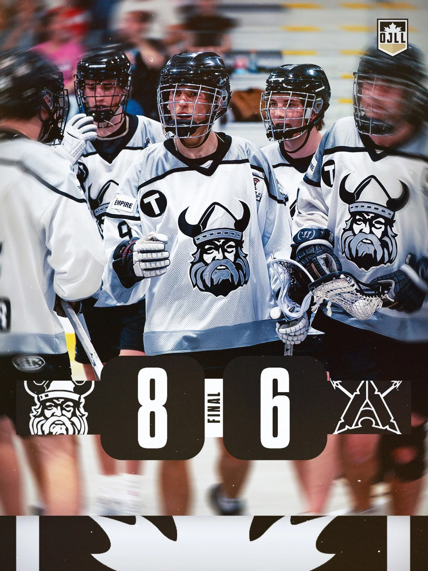 The @jranorthmen make it four straight wins, beating Six Nations on the road tonight 🤘