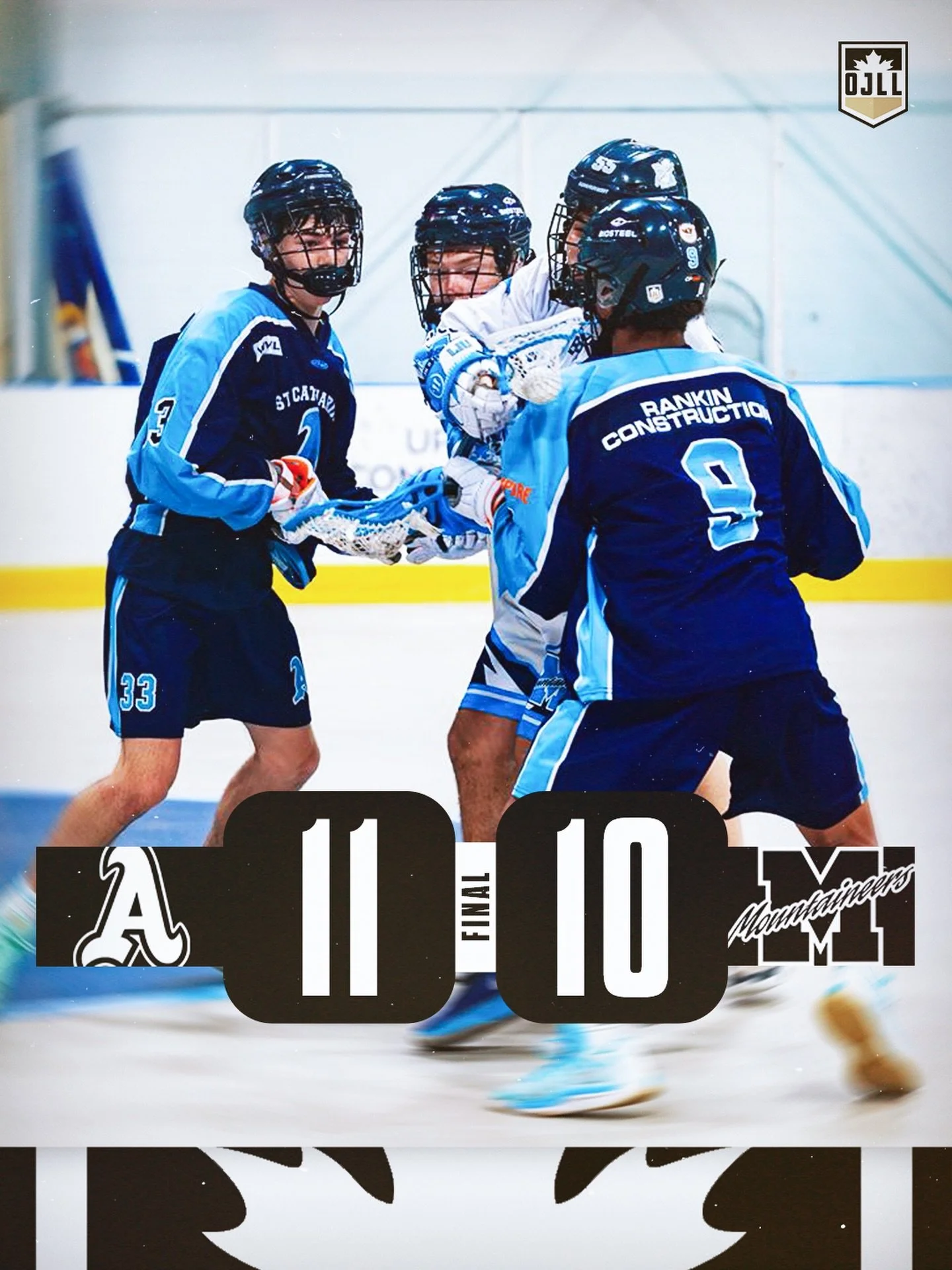 @athleticsjra find a way in the third period, outscoring Mimico to take the road victory and move to 6-1 🔵