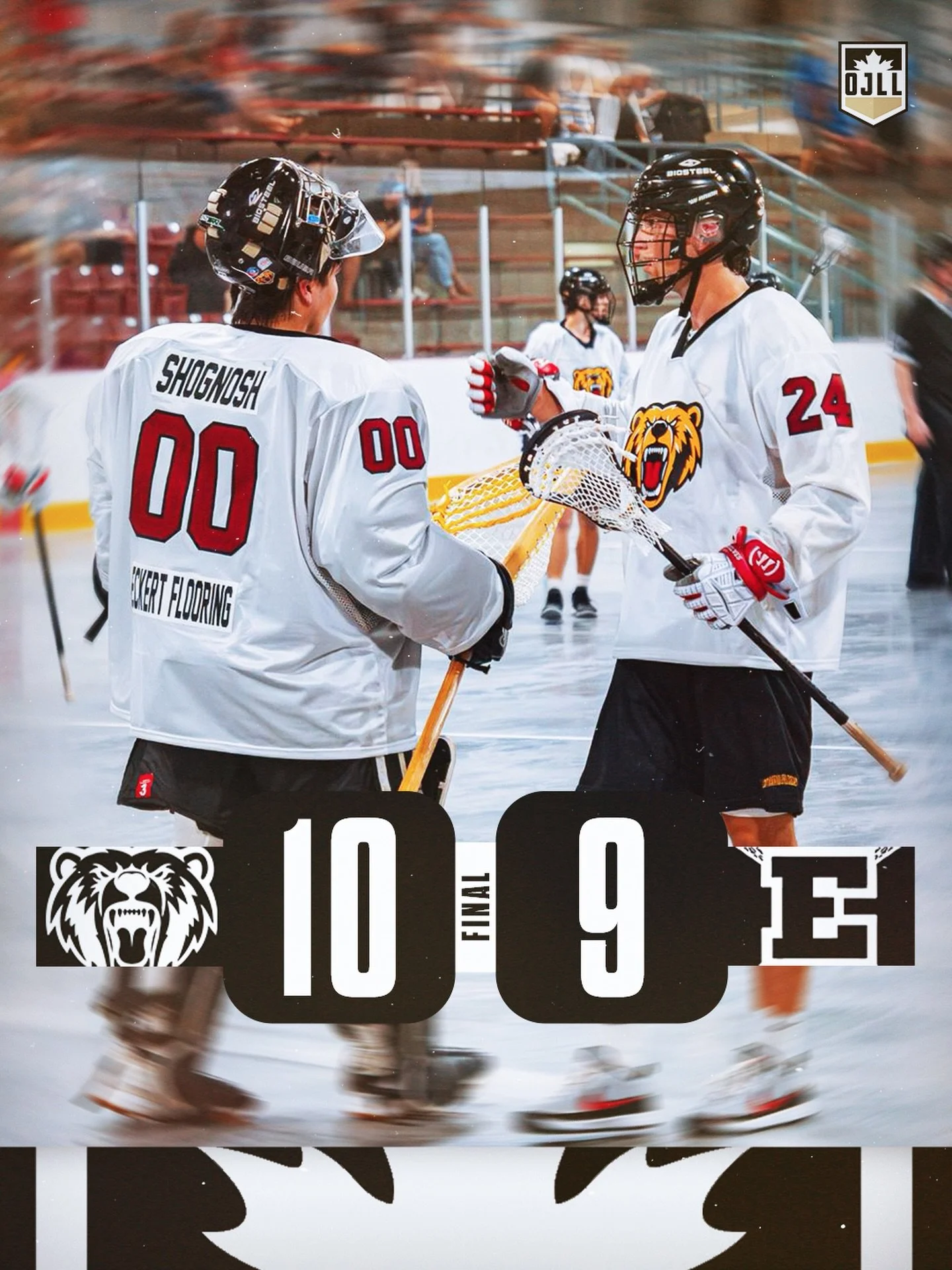 The @kitchenerkodiaks beat Elora at home tonight with a strong effort 🐻