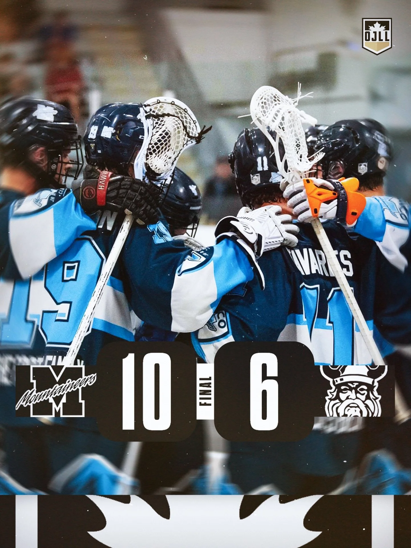 @mimicojralax gets a measure of revenge tonight, splitting the season series with Orangeville with a road victory 🗻