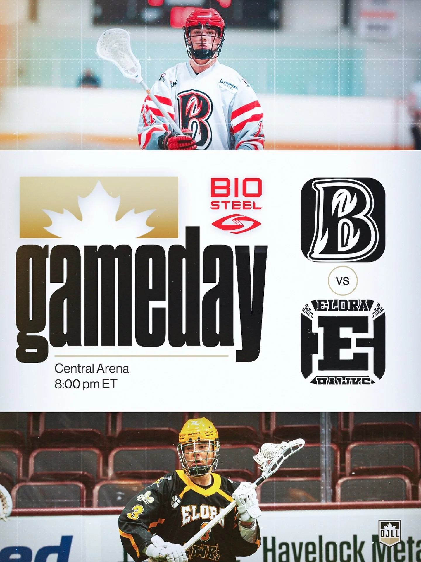 We&rsquo;ve got a West Division matchup between the @burlingtonjralax and @elorahawksjra tonight

📍 Central Arena
🕗 8:00 pm
