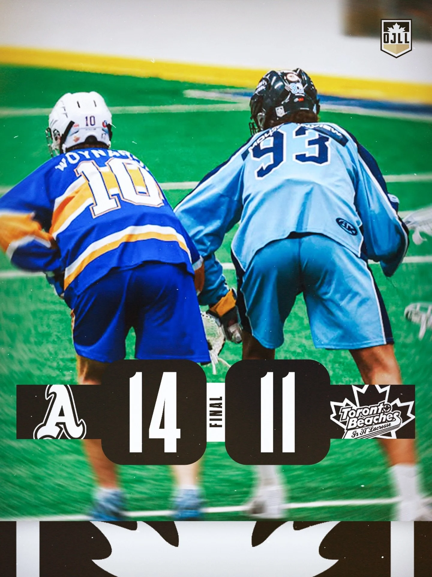 @athleticsjra keeps it rolling, beating the Beaches at home