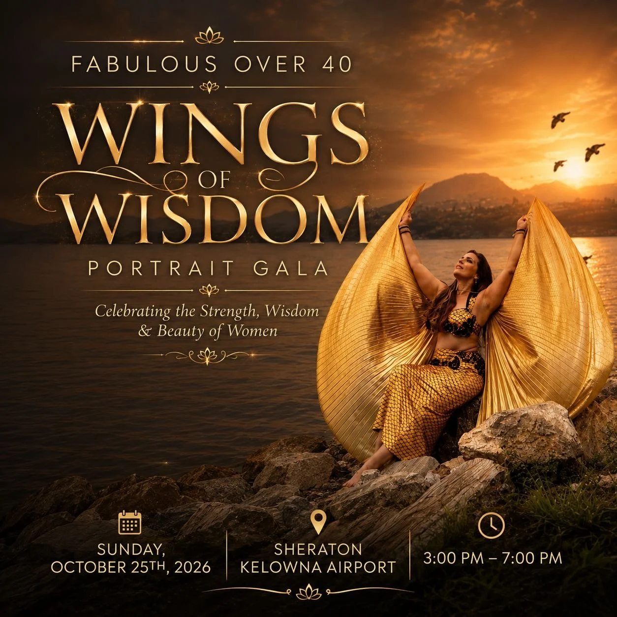 Fabulous Over 40 Wings of Wisdom Portrait Gala