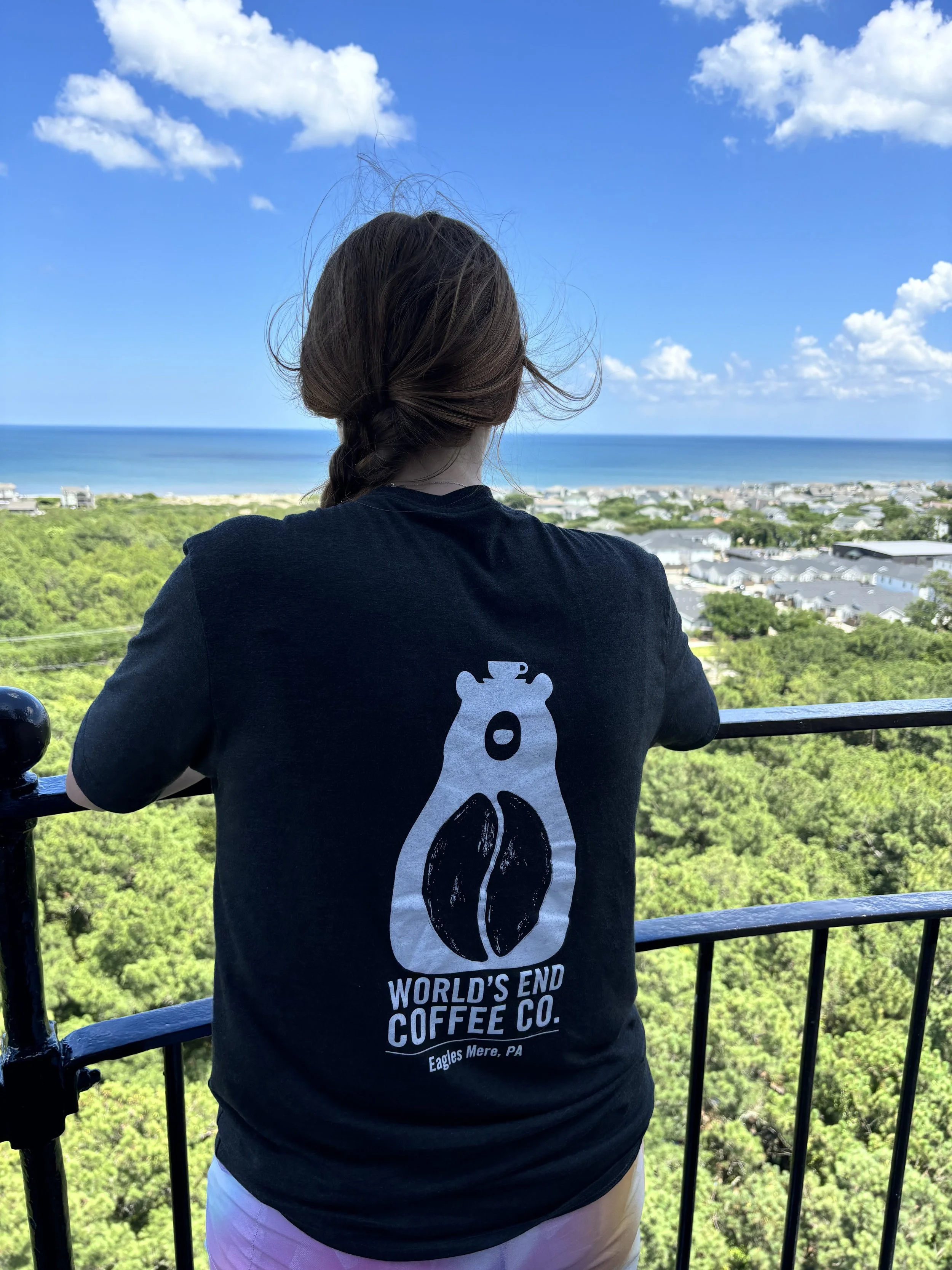 There's no stopping the Bear!  World's End Coffee coast to coast!