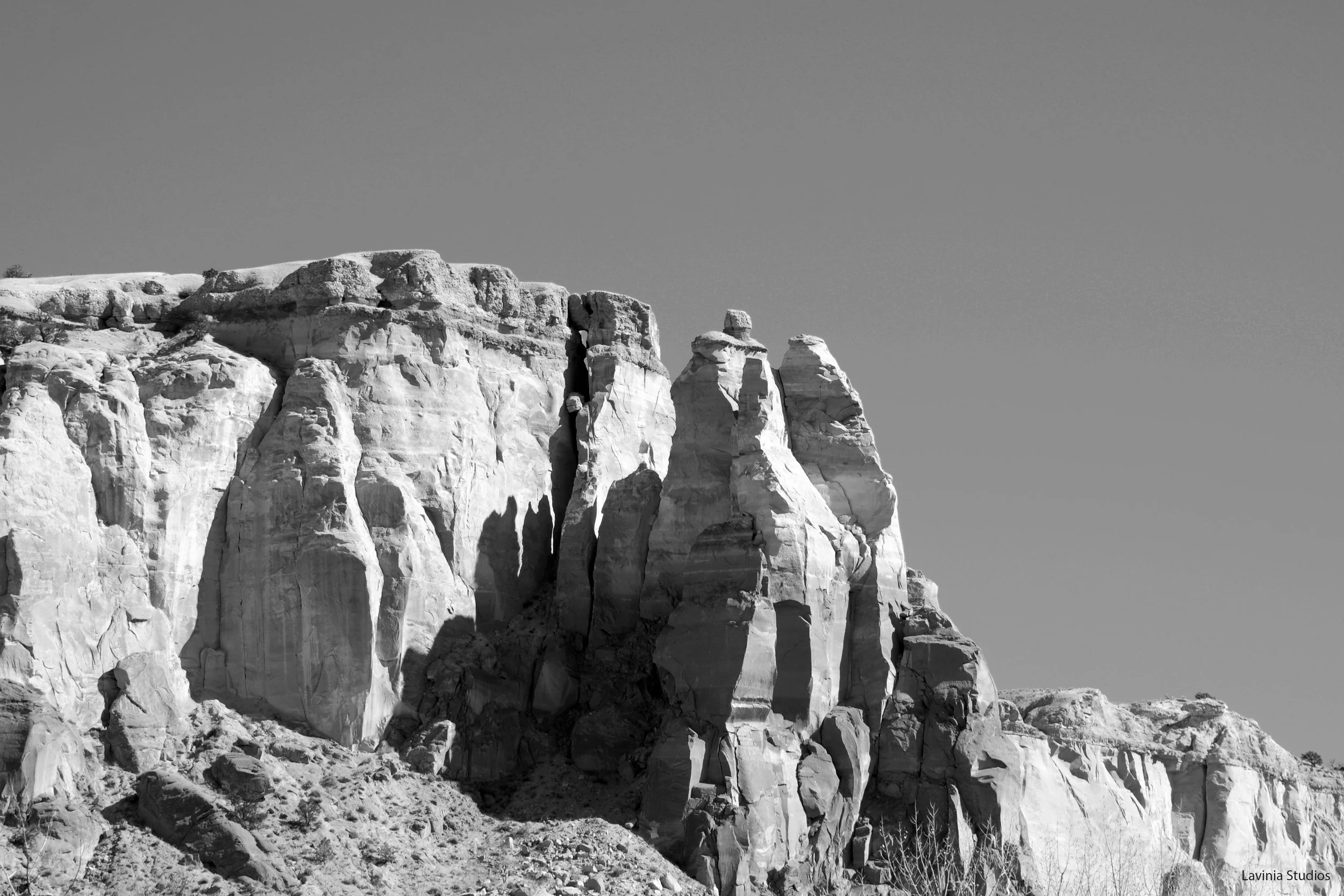 Rock formation near Abiqui, New Mexico
