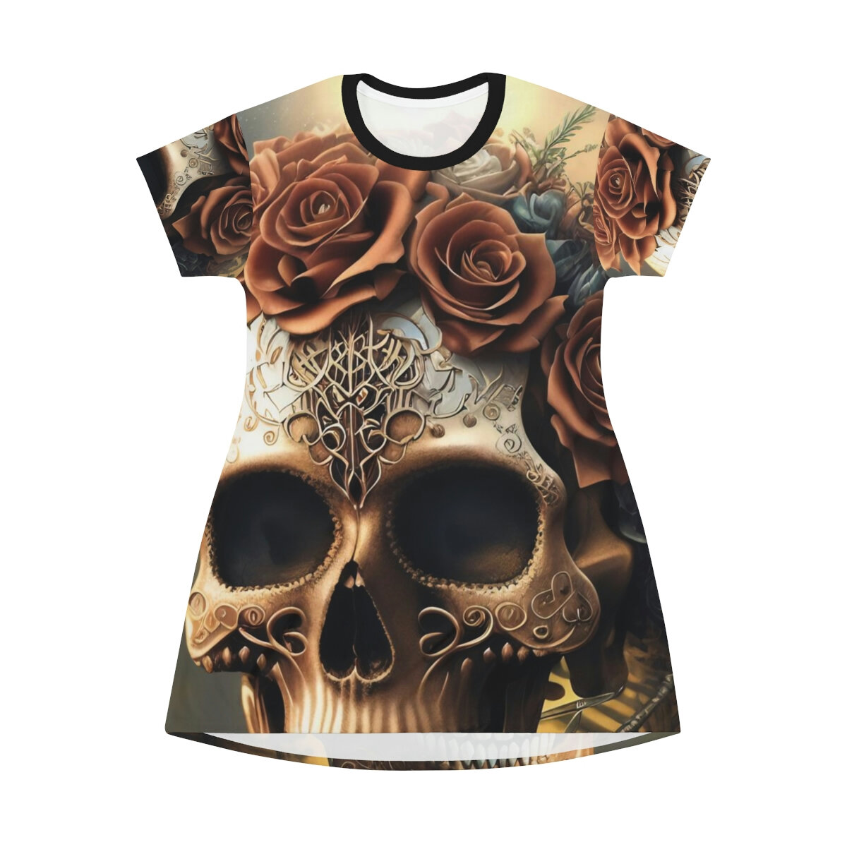 AIReal Skulls V.0.5 - T-Shirt Dress