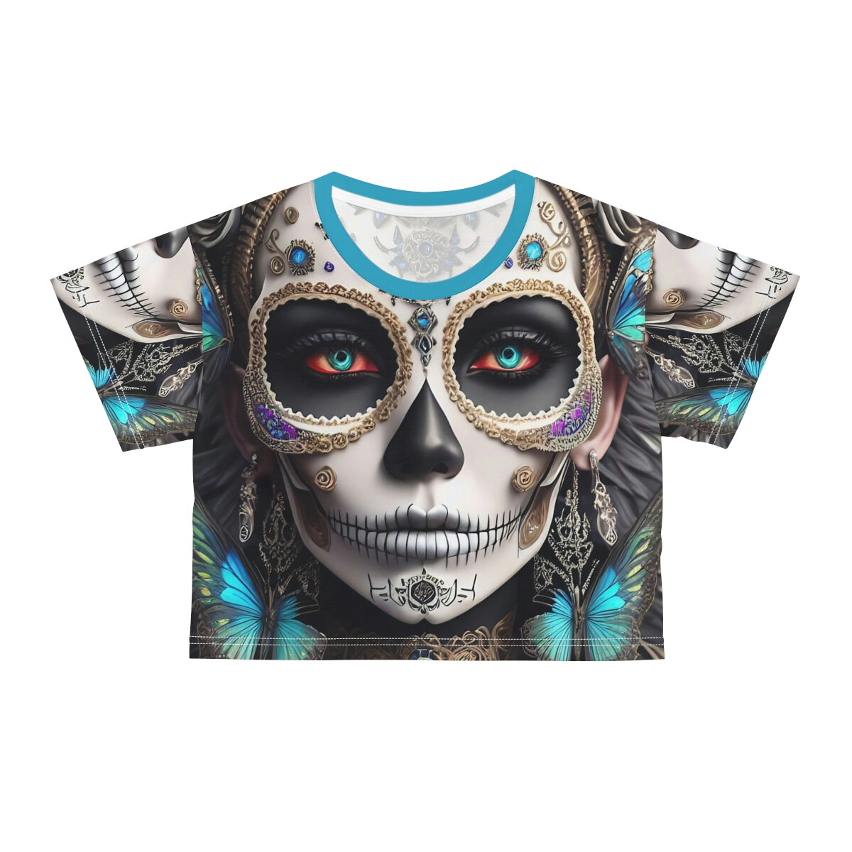 AIReal Skulls V.0.3 - Crop Tee