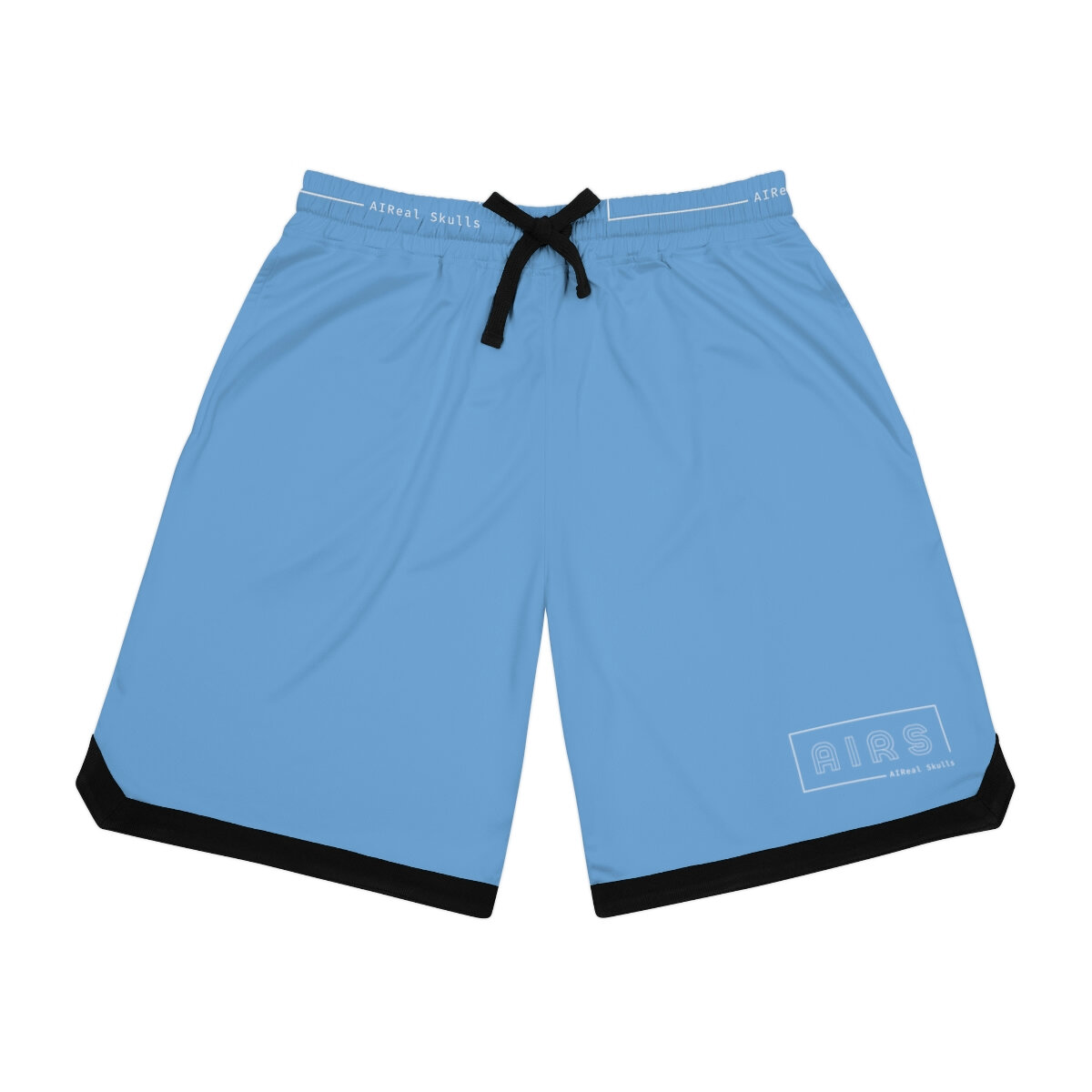 AIRS Team Basketball Shorts - Sky/Whi