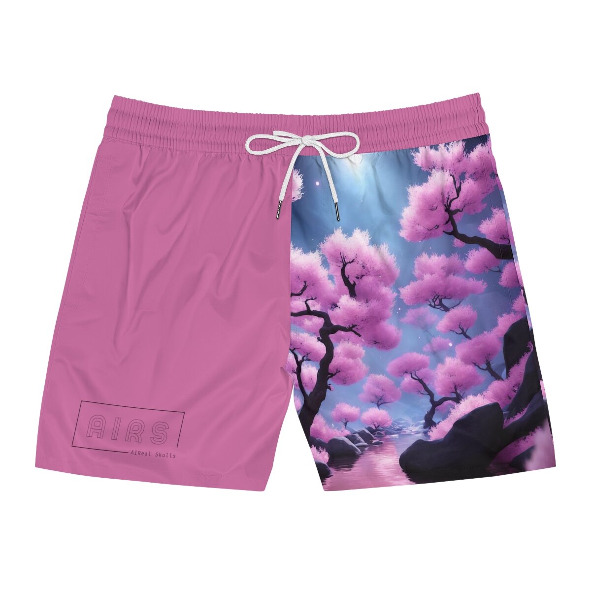 AIReal Skulls V.0.4 - Flowing - Men's Swim Trunks