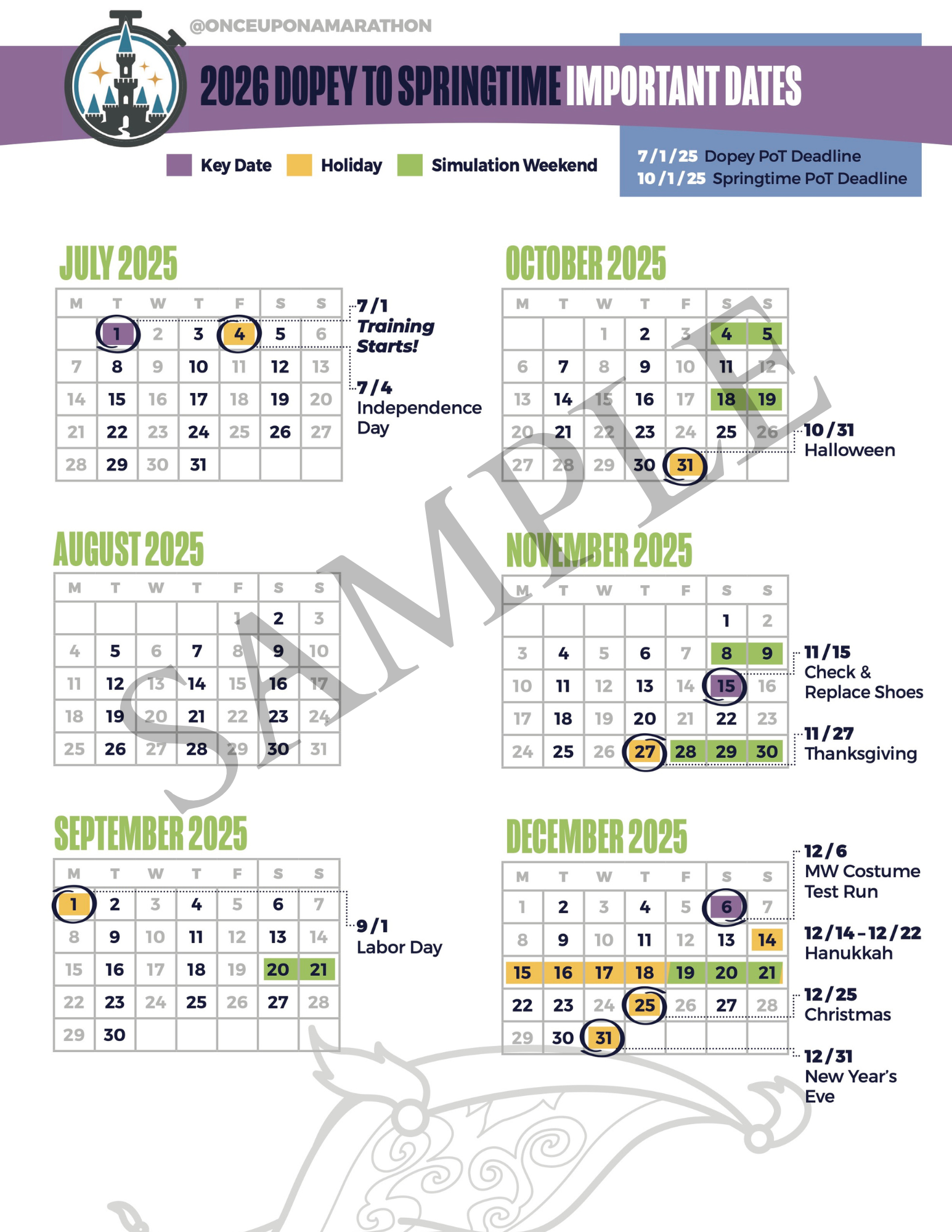 2026 Dopey to Springtime Surprise Challenge