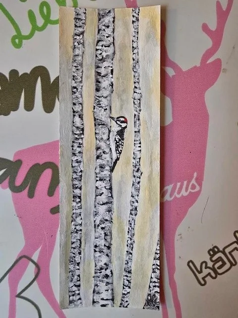 Birch Pecker - Acrylic 2026
