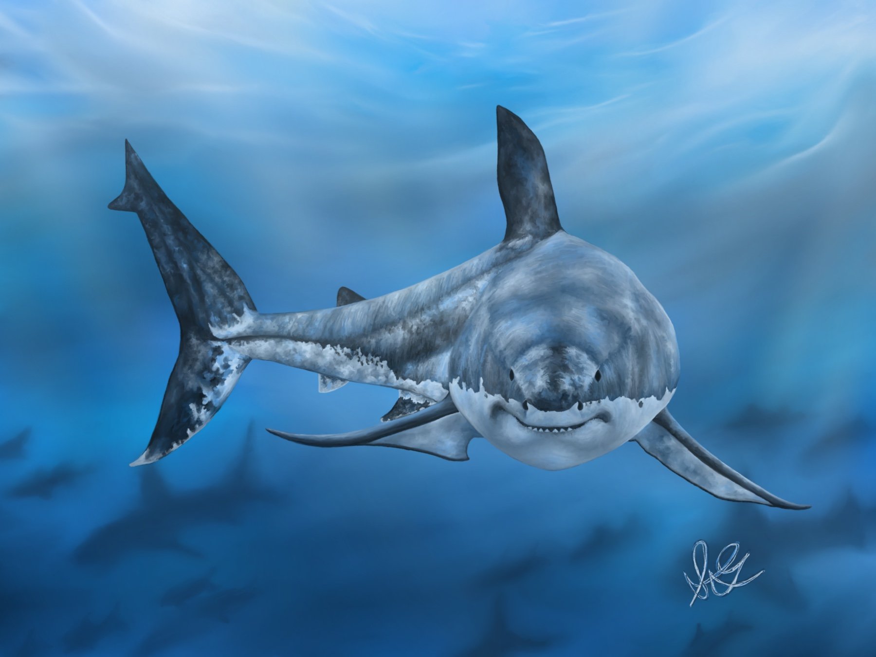 Great White Blue
