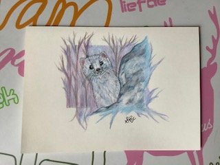 A Sneaky Face - Acrylic 2024