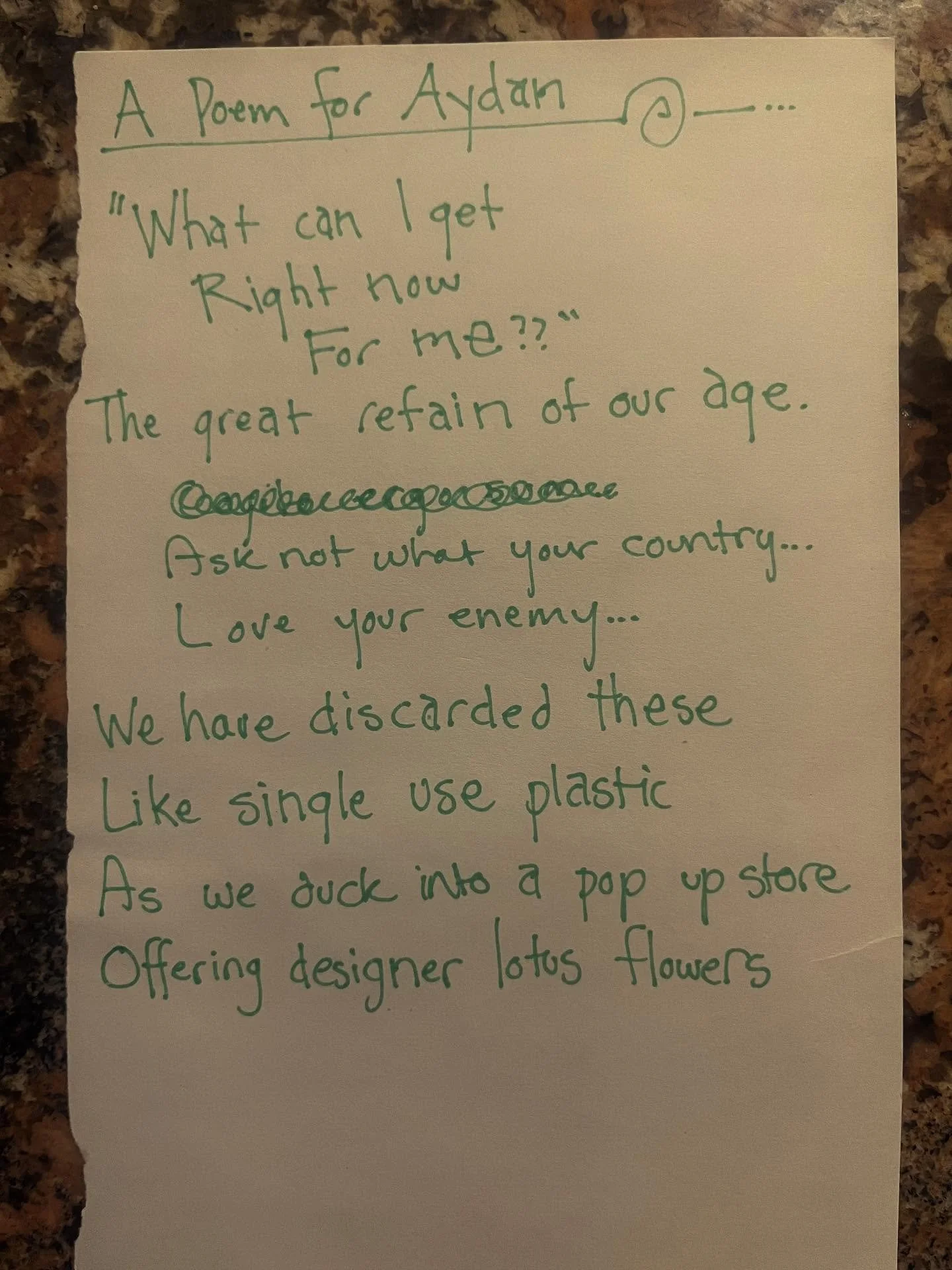 I like this one. 

#lunchpoems