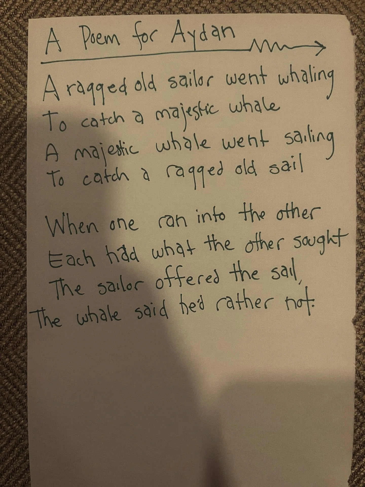 Forgot to post this yesterday! 

#lunchpoems